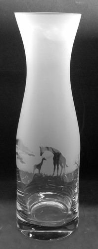 Giraffe frieze boxed crystal - frieze,