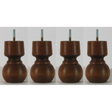 4 LARGE BUN FEET 12.5 cm Ref