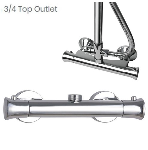 Thermostatic bar mixer valve - thermostatic,