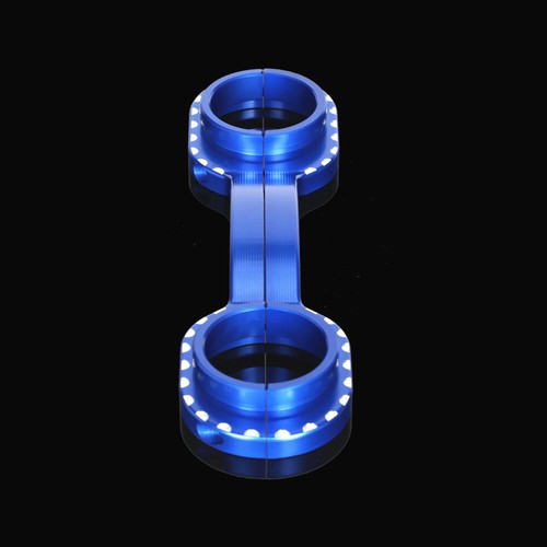 Blue engrave front - 3d,