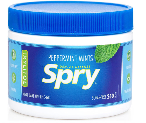 Spry xylitol peppermint sugar - spry,