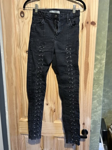Topshop jamie moto black - topshop, jeans