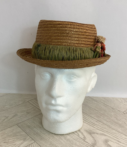 Vintage italian 1940s straw - 1940s,