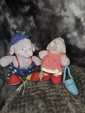 2 Small Humphreys Corner Elephant Soft Toys Plush