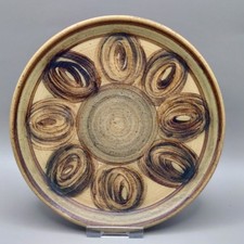 Alvingham Pottery Vintage 1976 Decorative Plate 16cm Diameter Hand Painted VGC