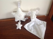 M&S Marks & Spencer Ellie Elephant Lullaby & Ellie Elephant Comforter Blanket 