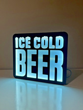 Ice cold beer illuminated - ice,