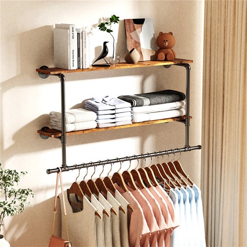 Industrial pipe clothes rail - pipe,