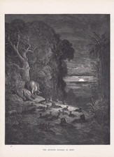 1870 GUSTAVE DORE Print - "The