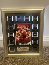 The Incredibles Limited Edition 12/100 Framed Mounted 35mm Film Cells Memorab