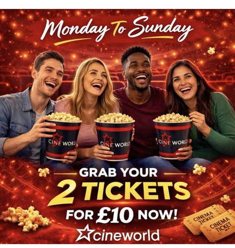Cineworld cinema tickets - cineworld,