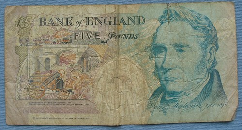 1990 bank england 5 - bank, of