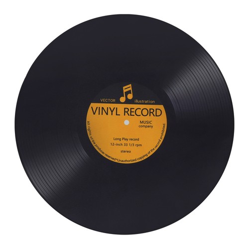 Vintage vinyl record rug - vinyl,