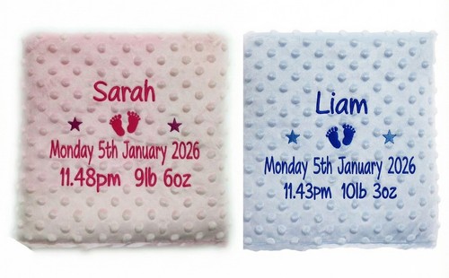 Personalised embroidered baby - personalised,