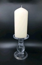 Clear Glass Pillar/Taper