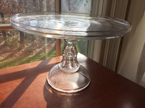 Tall antique cake salver - cake,