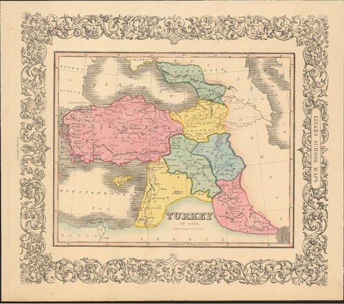 1840 turkey asia - in, antique