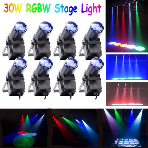 8pcs 30w stage lighting rgbw - 8pcs,