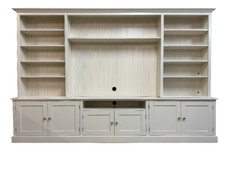 New Large Solid Pine 9ft Painted Media Unit/TV Dresser/Entertainment Cabinet