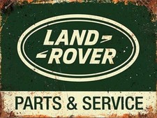 Retro Land Rover Metal Sign Car Workshop Garage Tin Plaque  A4 Approx.