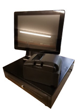 EPOS 15" Touch Till System/Cash Drawer/Printer - Shop / Bar / Takeway - J1900 #
