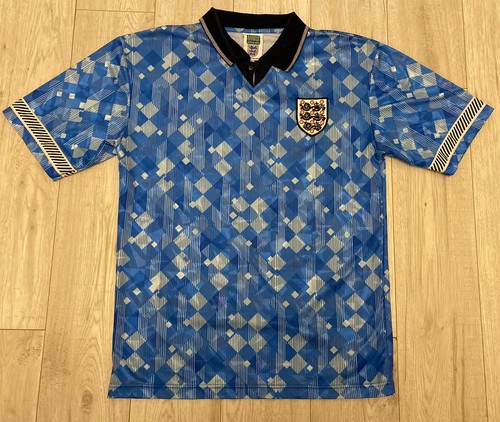 England shirt 1990 blue third - england,