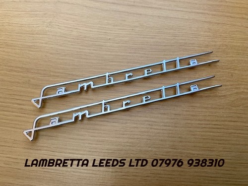 Lambretta side panel badges - panel,