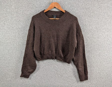 Lindex Brown Mohair Wool Blend