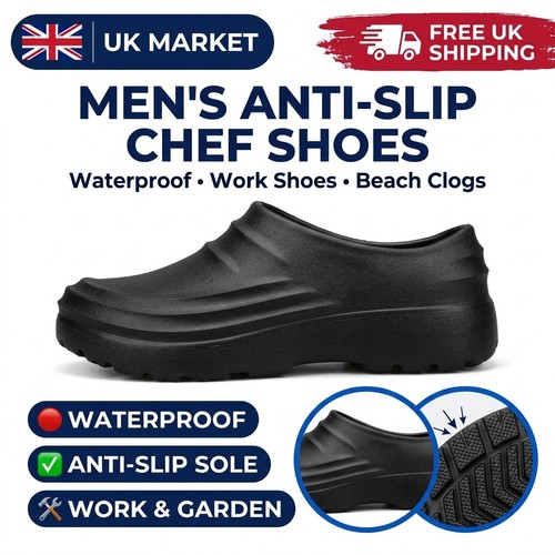 Unisex non slip work clogs - slip,