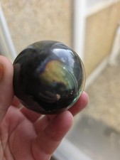 Labradorite crystal sphere - labradorite,