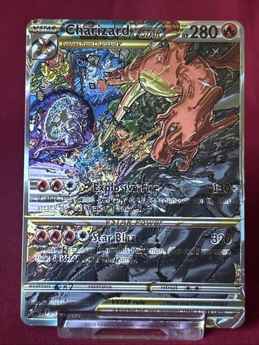 Charizard vmax holographic - vmax,