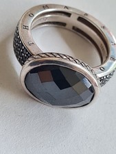 silver thomas sabo black stone