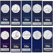 2016-2025 Rare BUNC UK 50p