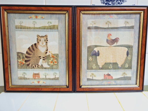 Framed retro american folk - retro,