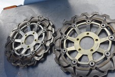 SUZUKI GSF 1200 BANDIT 1996-05 RF 900 GSX 1100 INAZUMA WAVY FRONT BRAKE DISCS