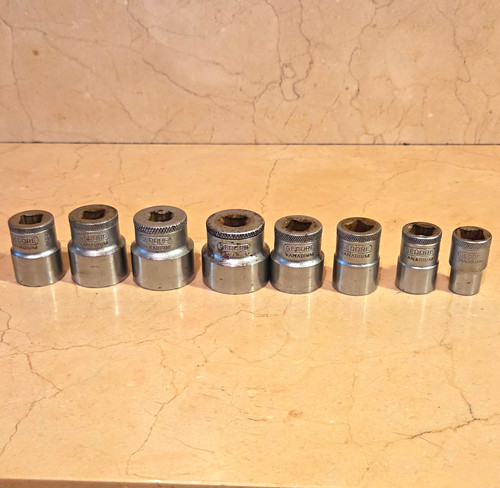 Gedore sockets assorted sizes - sockets,