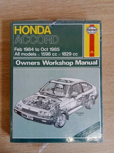 Honda accord haynes - honda, workshop