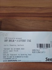  Gary Barlow Tickets, A