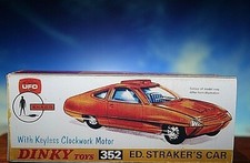 SHADO Ed Strakers Car UFO TV . 352 Reproduction Box Dinky