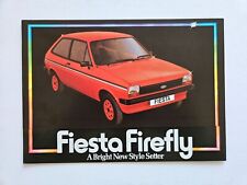 FORD FIESTA MK1 FIREFLY SALES