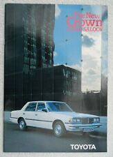 Toyota Crown Super Saloon Brochure 1980: 2800 6-Cylinder Automatic. 18 PAGES.