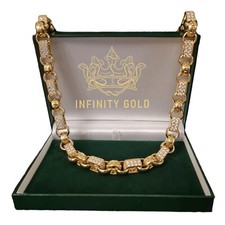 Gold Chain 13mm Gypsy Style