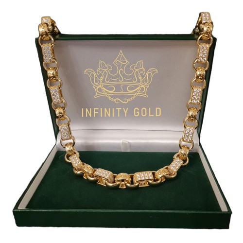 Gold chain 13mm gypsy - chain, style