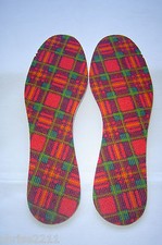 Mens   Insoles. Tartan. Ready
