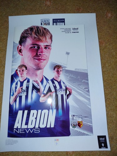 2026 west bromwich albion v - west,