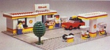 LEGO Sets: Classic Town: Gas: 377-1 Shell Service Station (1978) 100% with INSTR