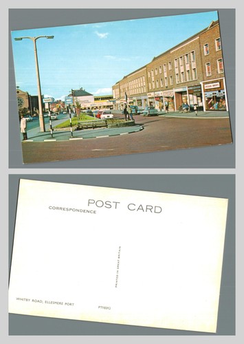 Vintage postcard whitby road - postcard,