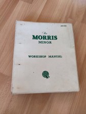 Morris Minor Workshop Manual Factory Car Service & Repair MM, Series II & 1000
