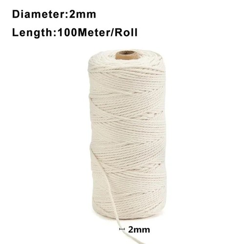 Natural cotton twisted - natural,