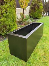 1x Bronze Aluminium Garden Planters Large Brand New